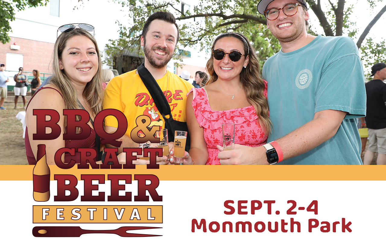 BBQ & Craft Beer Festival September 2 - 4 Monmouth Park