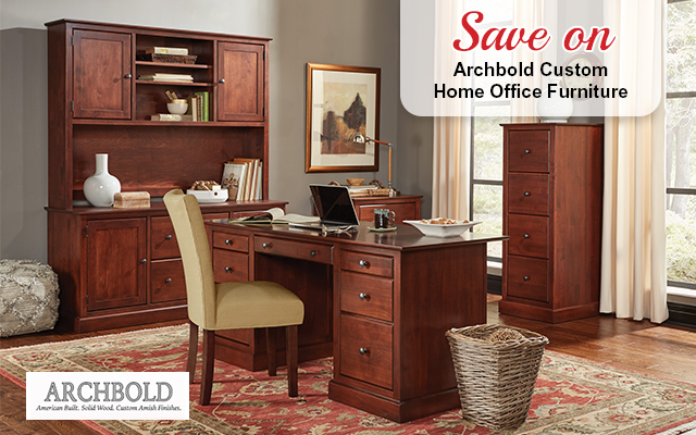 Save on Archbold Custom Home Office Furniture.