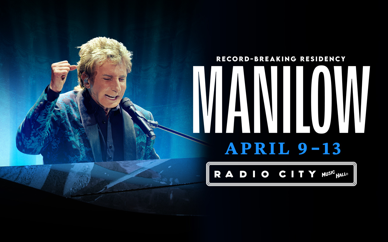 Barry Manilow returns to Radio City Music Hall this April 9-13